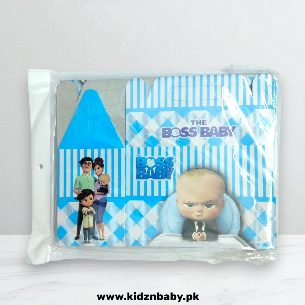 Boss Baby theme rectangle treat boxes for party favors (pack of 10)