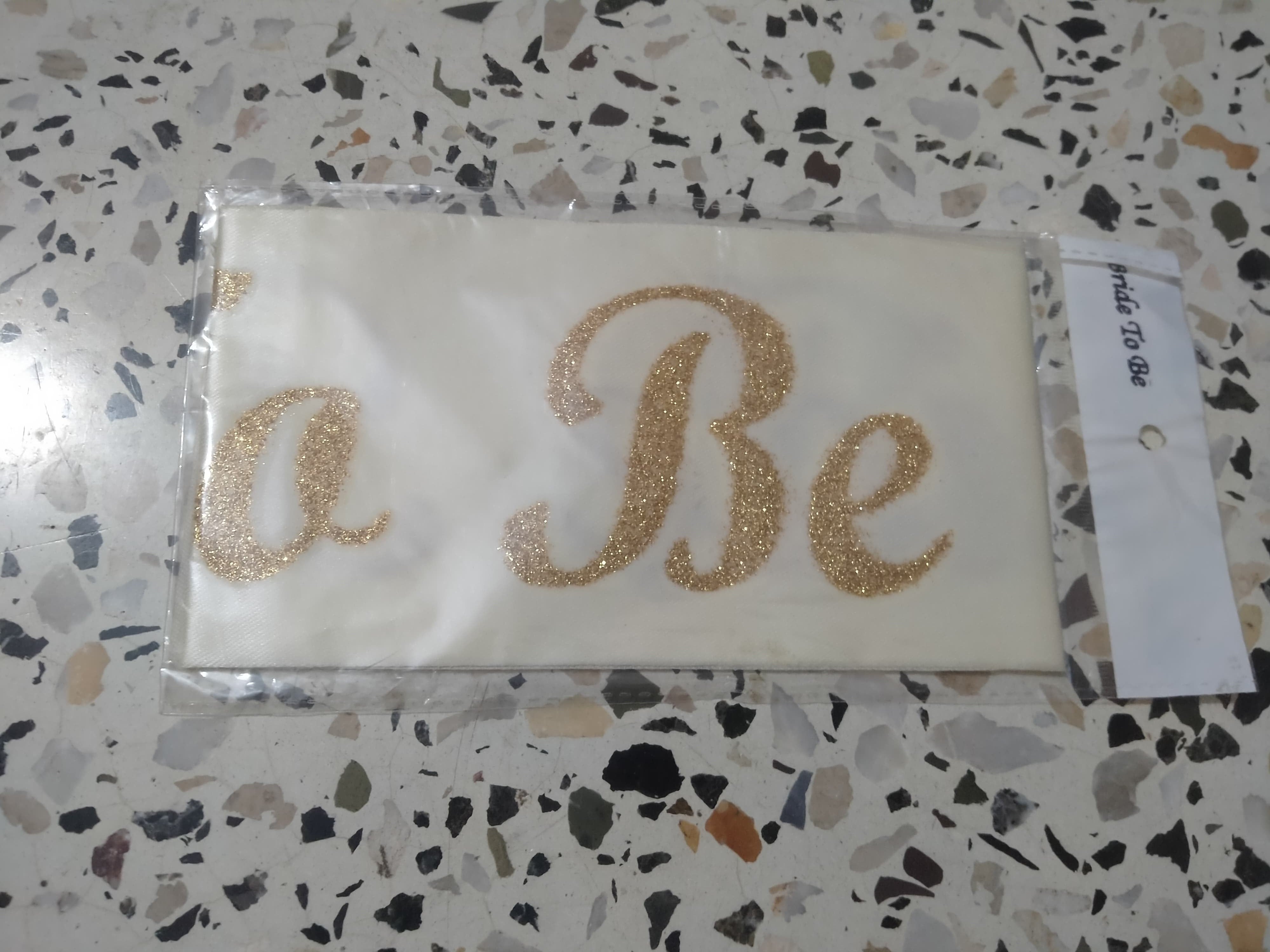 Bride To Be Sash - Elegant Bridal Party Accessory