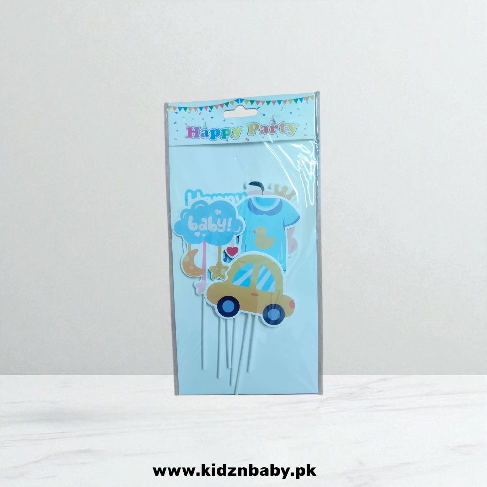 Buy Baby Boy Cake Topper Set – 1st Birthday Decoration

