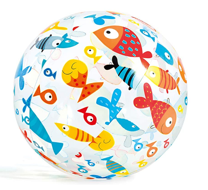 Lively Print 20" Beach Balls for Swimming | Colorful & Fun Pool Toys