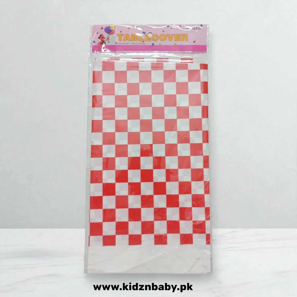 Chess Plastic Table Cover for Birthdays Decoration