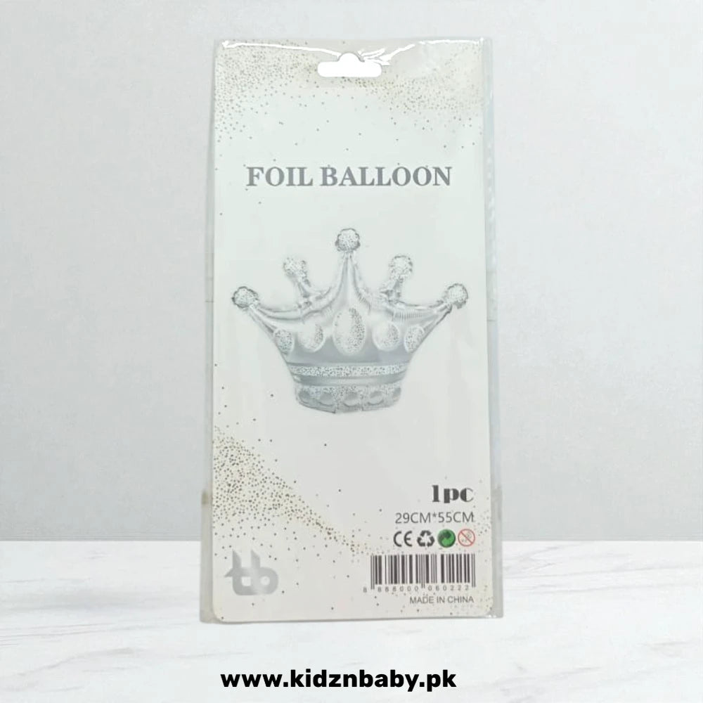  Crown Foil Balloon 18 Inch – Princess Birthday Party Pakistan