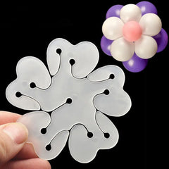 Decorative balloon clip in flower design for parties