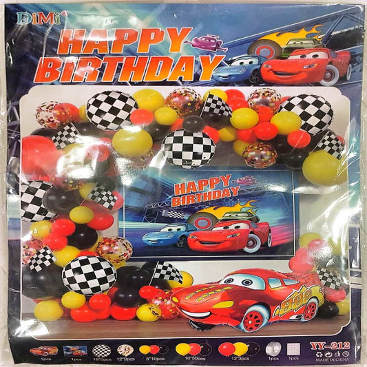 Disney Car Theme Combo Decoration Set