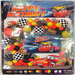 Disney Car Theme Combo Decoration Set