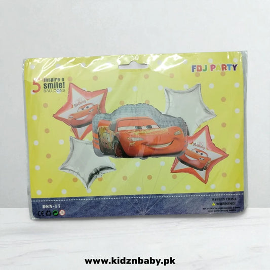 Disney Cars Theme Birthday Decoration Combo 5 Pieces for Kids Party Décor in Pakistan