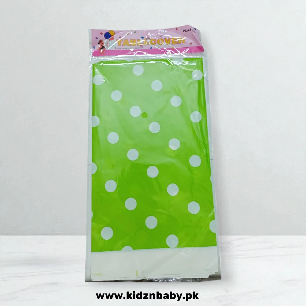 Elegant polka dot table cover for dining & parties