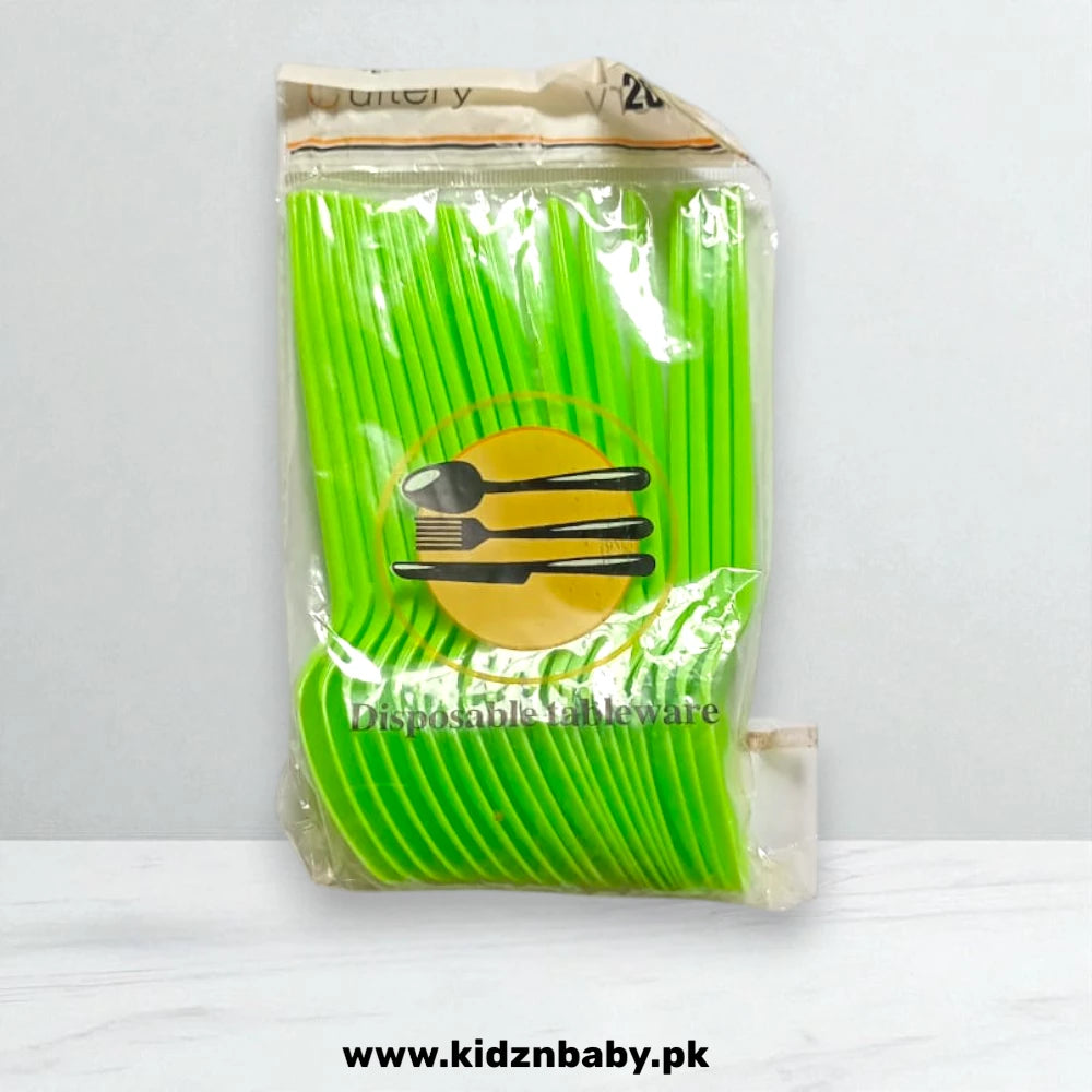 Green Table Party Spoon for Celebrations and events