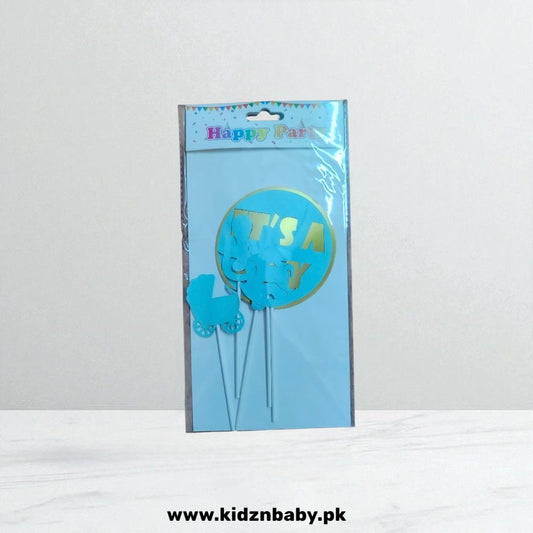 Its A Boy Cake Topper Set – Party Decoration