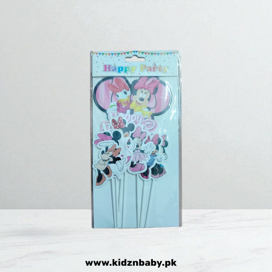 Minnie Mouse Cake Topper Set – Party Decoration