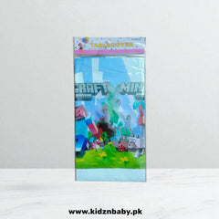 MineCraft Theme Plastic Table Cover