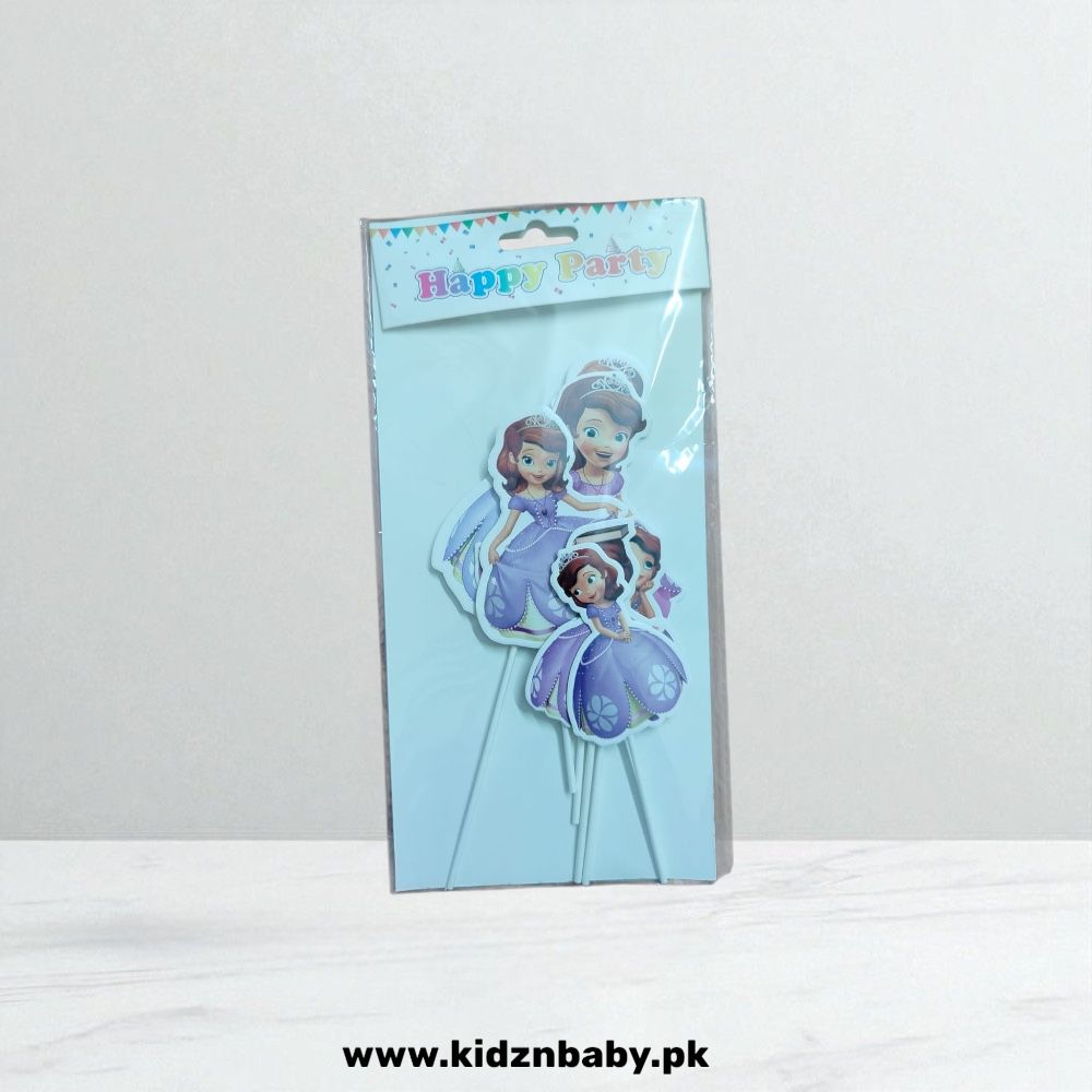 Princess Sofia Cake Topper Set – Party Decoration