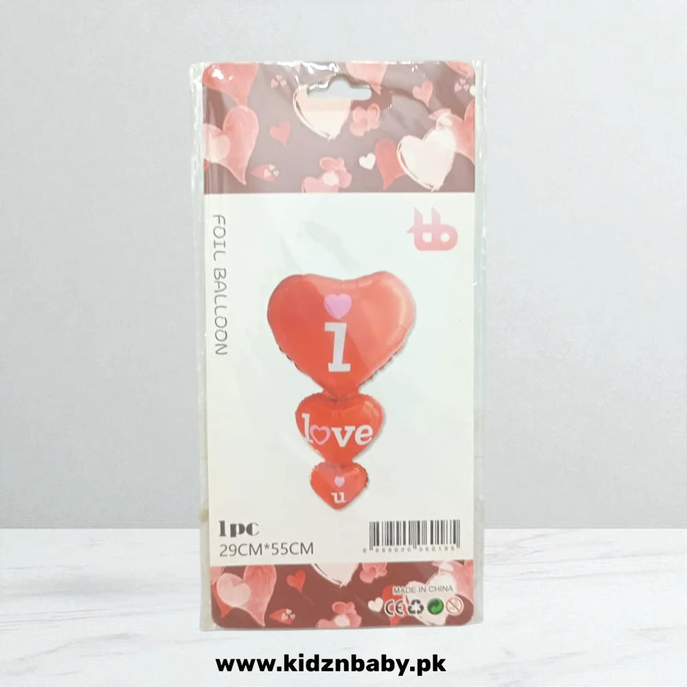  I Love You Foil Balloon 18 Inch – Anniversary Party Pakistan