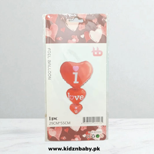  I Love You Foil Balloon 18 Inch – Anniversary Party Pakistan