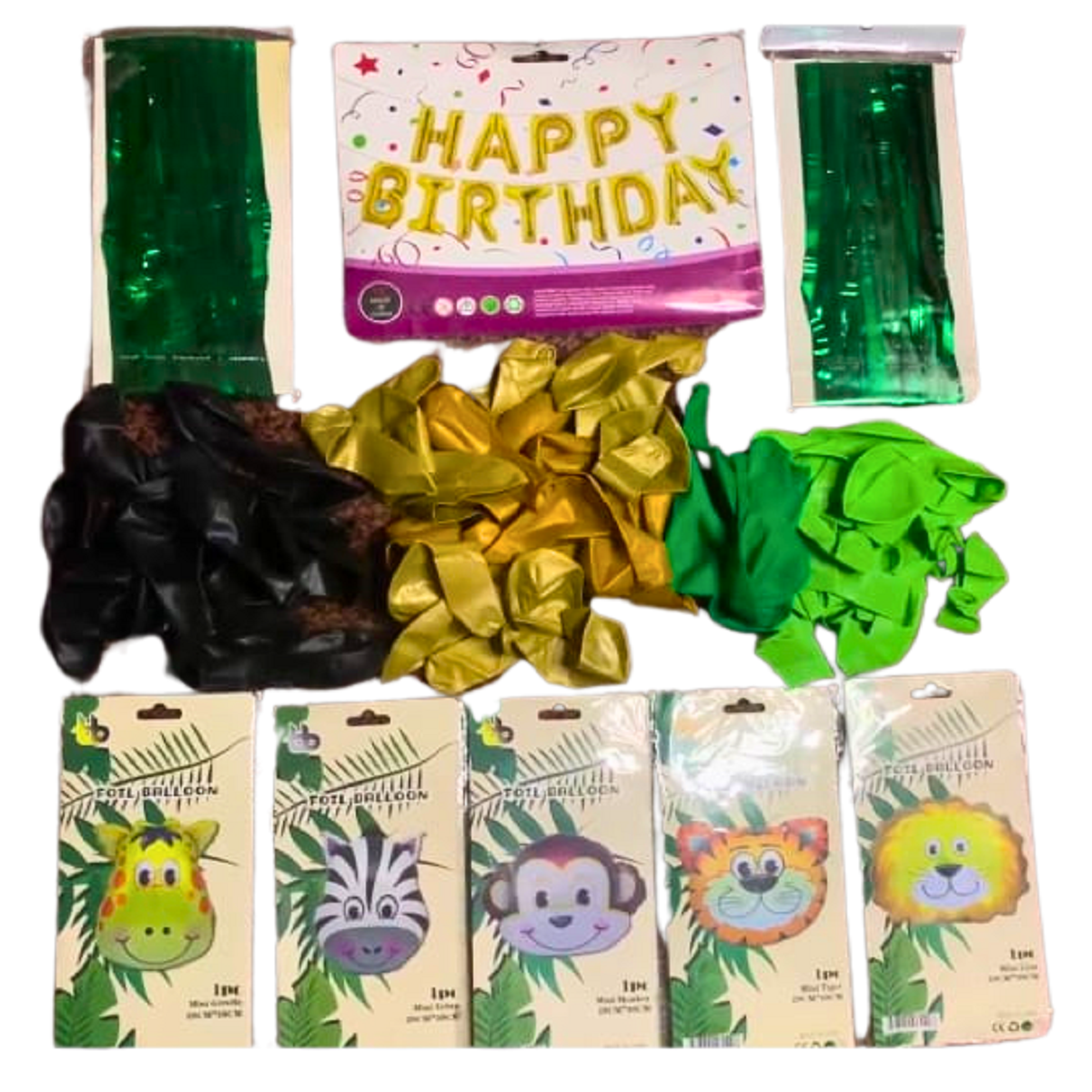 Jungle Theme Birthday Party Decoration Set