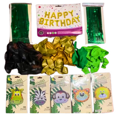 Jungle Theme Birthday Party Decoration Set