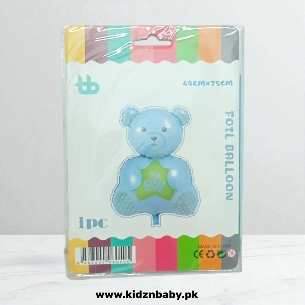  It's A Boy Bear Foil Balloon 18 Inch – Baby Shower Pakistan