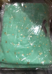 Light Green Dotted Foil Curtain for events in Pakistan