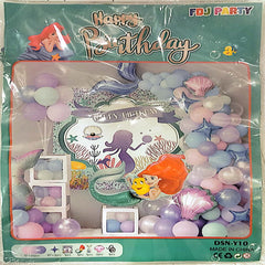 Mermaid Multi Theme Combo Decoration Set