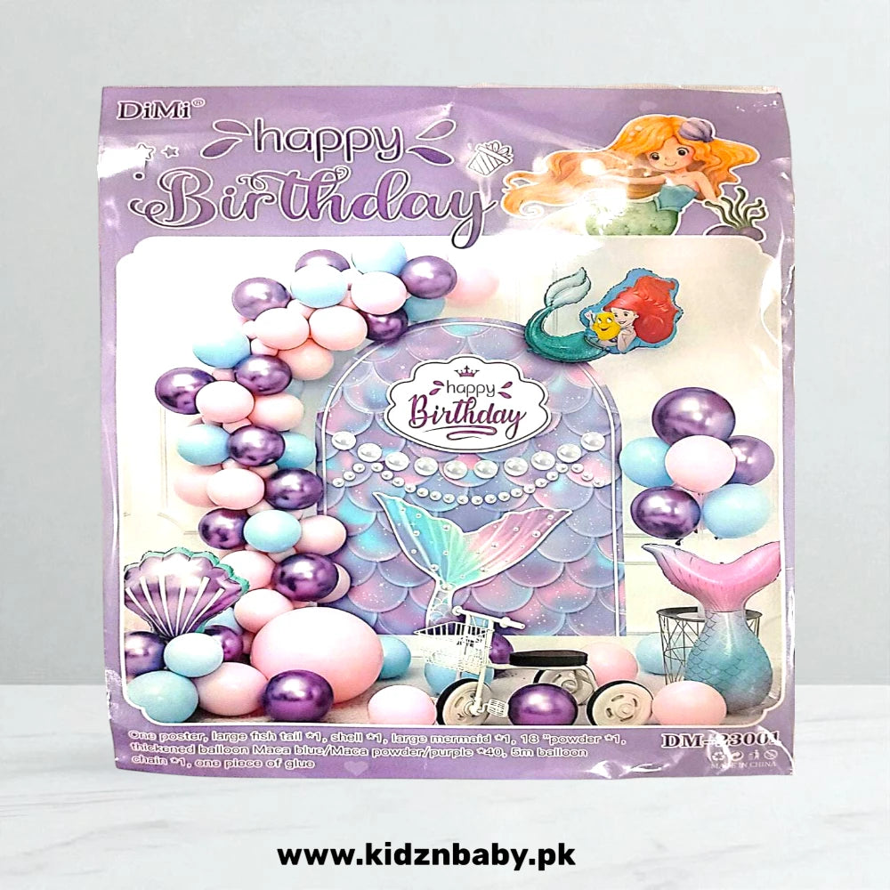 mermaid Theme Combo for Party Decorations
