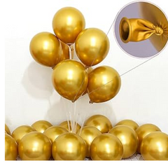 Golden Metallic Chrome  Balloons