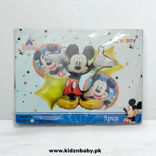 5 Pcs Mickey Mouse Theme Party Combo Set  