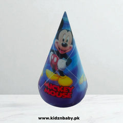 Mickey Mouse theme red and black birthday cap party accessory for kids