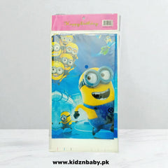 Minions Plastic Table Cover – Birthday Party Decoration