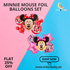 Minnie Mouse Theme Party Combo Set - 5 Pcs