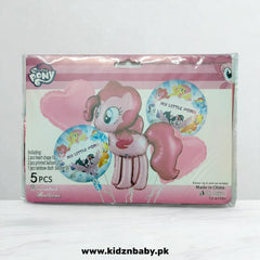 5 Pcs My Little Pony Theme Birthday Party Balloons