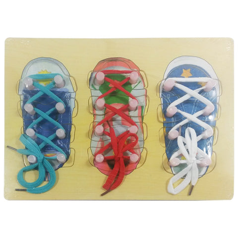 Shoe Tie - Activity Puzzle (Wooden)