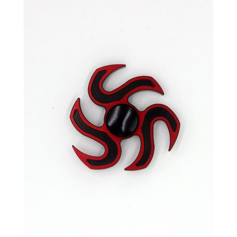 Fidget Spinner - Metallic Ninja Fierce - Black & Red