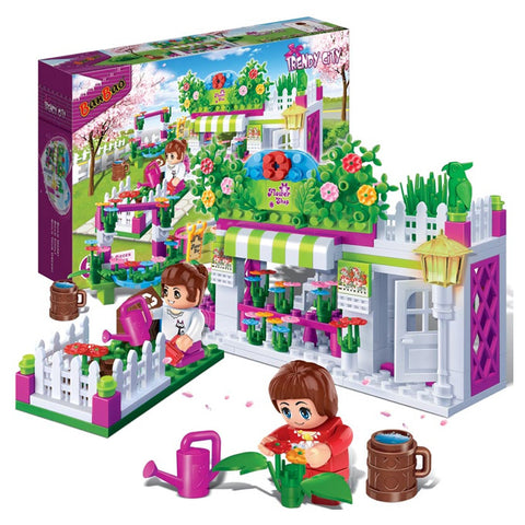 Banbao Girls Flower Shop - 6116 - Building Blocks