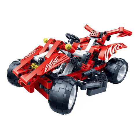 Banbao Hi Tech Red Racer Car - Building Blocks