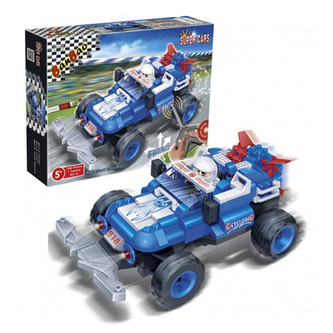 Banbao rc Super Car Cyclone - Blue - Building Blocks