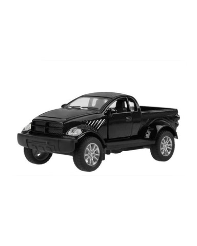 Pickup Truck 1:32 Scaled Model Metal Pull Back Die - Black