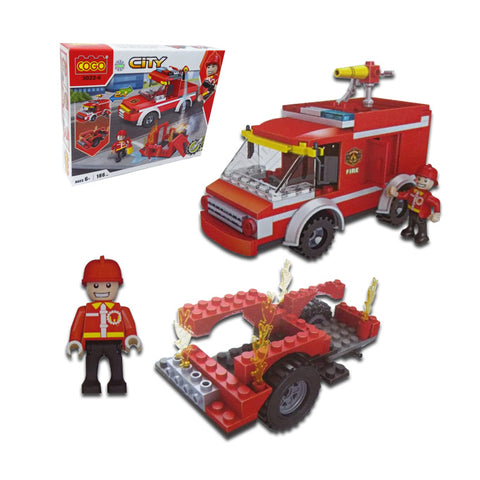 Cogo - City Fire Building Blocks - 3022-6