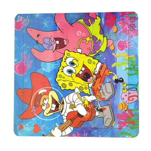 Wooden Jigsaw Puzzle - Spongebob Squarepants - 5.75 inch