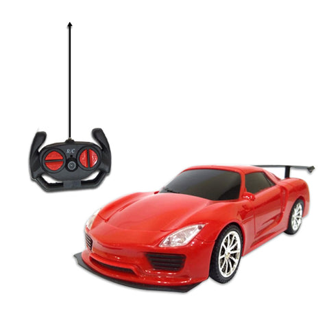 RC Street Racer Sports Car - Red - 4 Channel