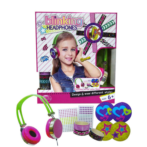 Blinking Headphones for Girls - Design Your Way