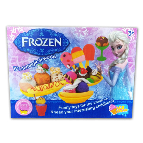 Frozen Ice Cream Colorful Playdough Set