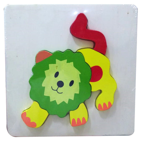 Wooden Puzzle Thick - Lion