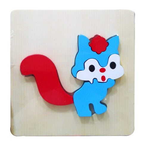 Wooden Puzzle Thick - Cat 3