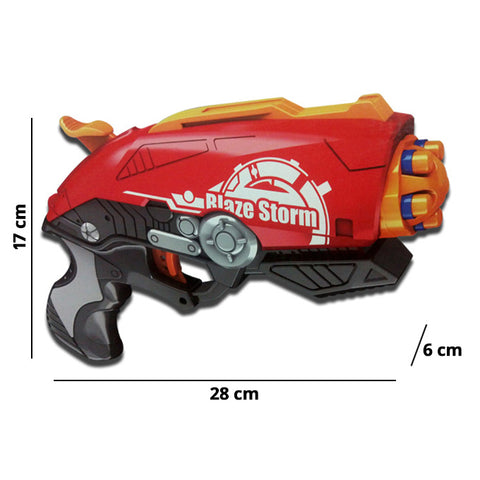 Blaze Storm - 5 Rounds Manual Soft Dart Nerf Gun