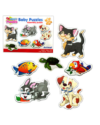 Pre-School: Baby Toddler Puzzles - Pet Animals - 3 to 8 inches