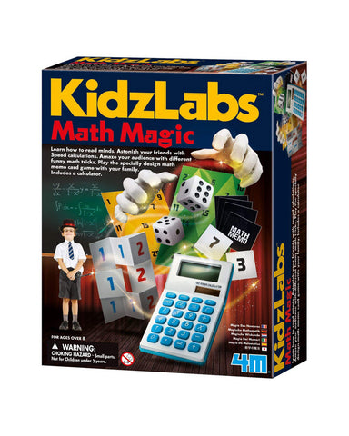 4M - Kidz Labs - Math Magic Tricks, Puzzles and Games