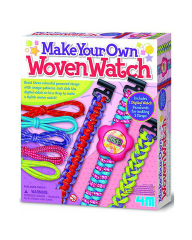 4M - Make Your Own Woven Watch for Girls