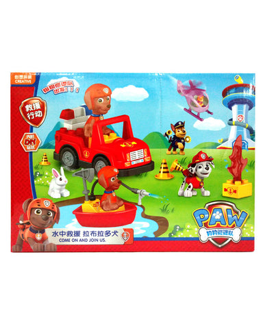 Paw Patrol: Zuma Fire Rescue Truck - 24 pcs - Red