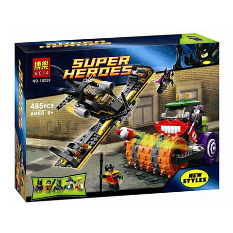 Batman - Robin & Batgirl: Batwing vs The Joker Steam Roller Building Blocks - 10228