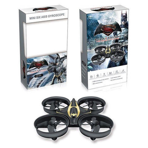 RC - Batman Mini Flying 6 Axis Gyro Drone - 2.4 GHz - 8cm